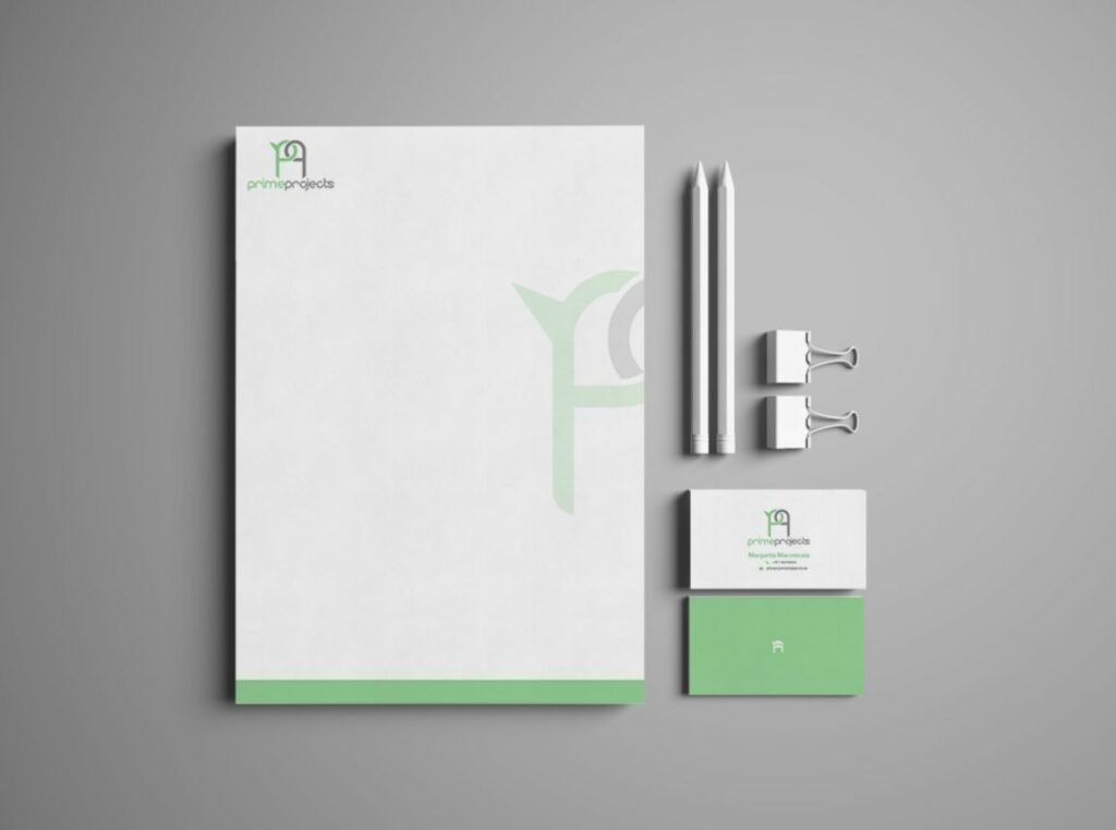 brand stationery design