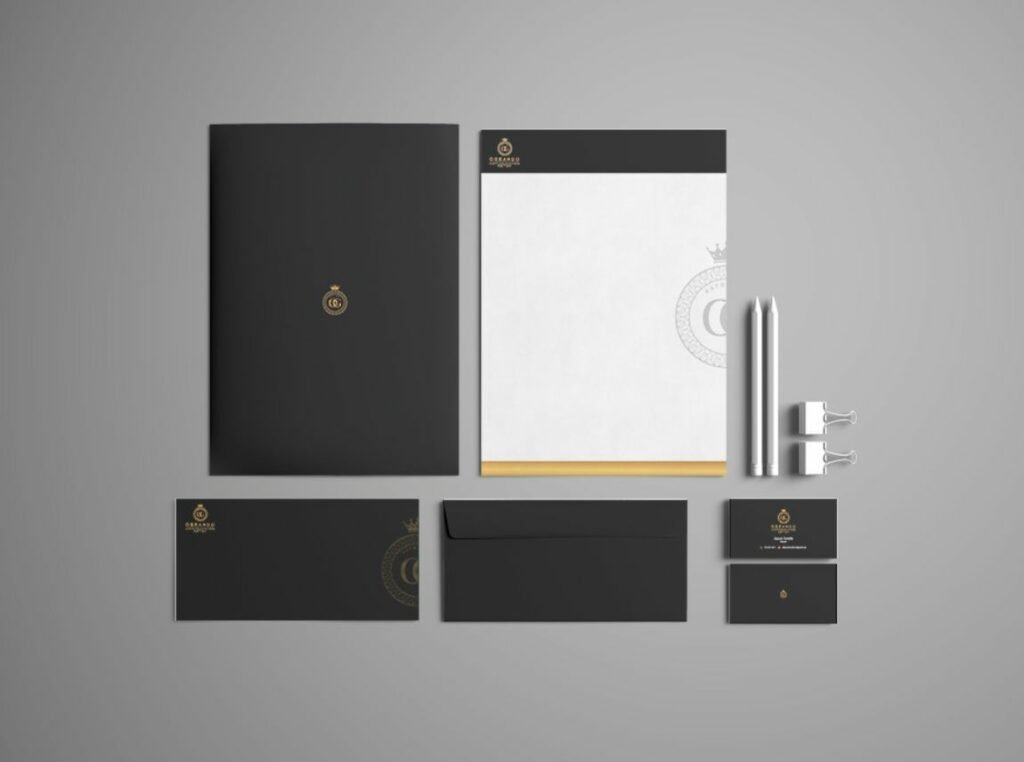brand stationery design