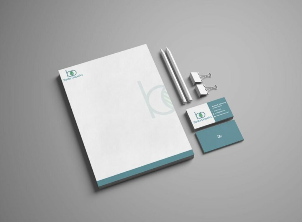 brand stationery design