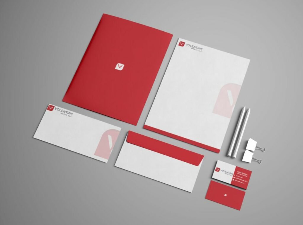 brand stationery design