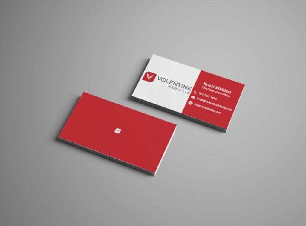 visiting card design